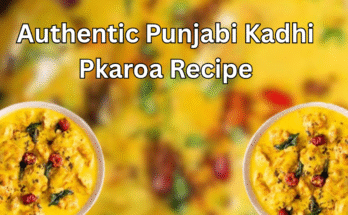 Delicious kadhi pakora served with rice – authentic Punjabi kadhi for a traditional meal.