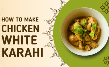 Authentic Pakistani Chicken White Karahi recipe with creamy yogurt sauce, tender chicken, and traditional Pakistani spices.